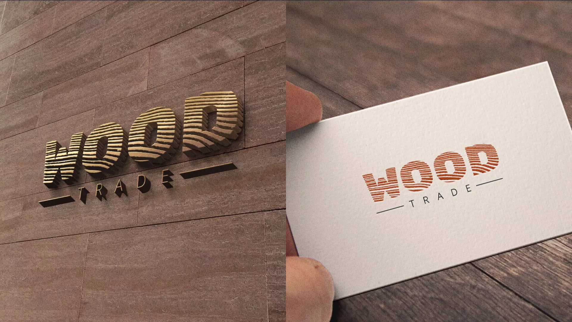 Разработка логотипа для компании «Wood Trade» в Жердевке